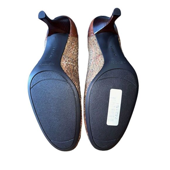 Enzo Angiolini Flexo Keiran Medium Brown Fabric Round Toe Pumps Wmns Sz 10 READ - Picture 9 of 13